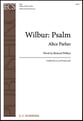 Wilbur: Psalm SATB choral sheet music cover